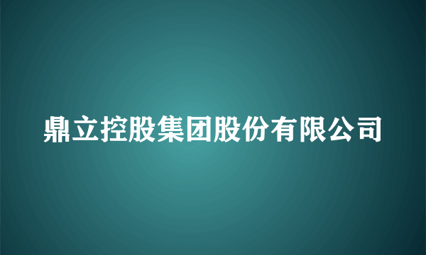 鼎立控股集团股份有限公司