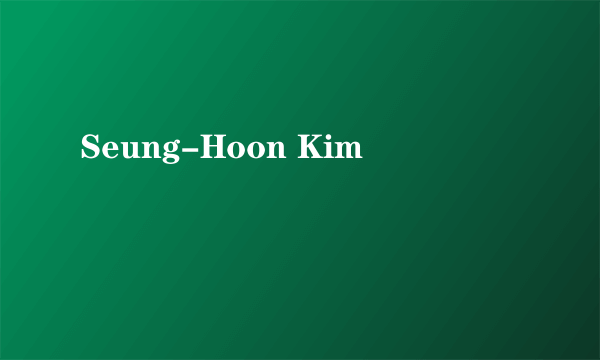 Seung-Hoon Kim