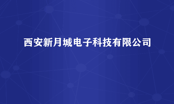 西安新月城电子科技有限公司