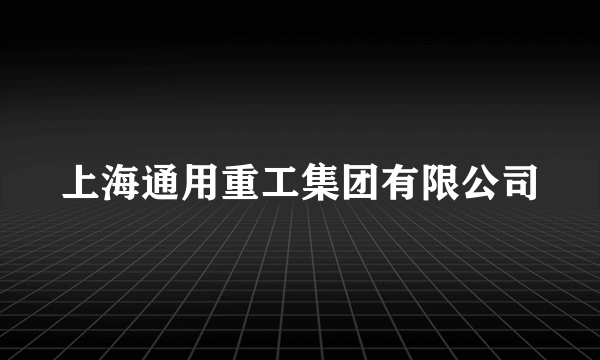 上海通用重工集团有限公司