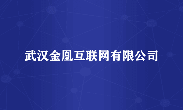 武汉金凰互联网有限公司