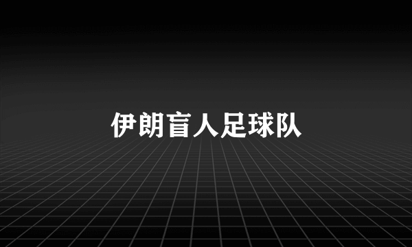 伊朗盲人足球队