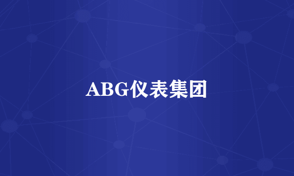 ABG仪表集团