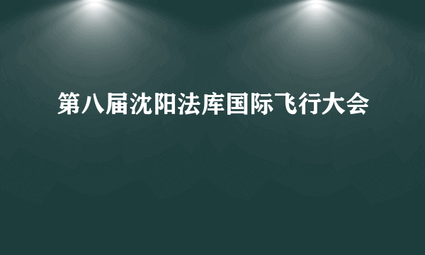 第八届沈阳法库国际飞行大会