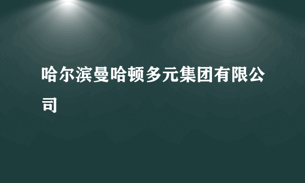 哈尔滨曼哈顿多元集团有限公司