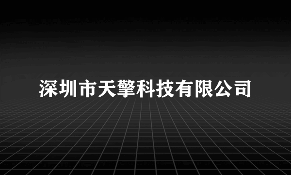 深圳市天擎科技有限公司