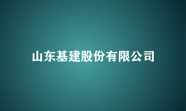 山东基建股份有限公司