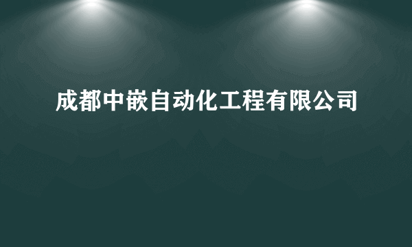 成都中嵌自动化工程有限公司