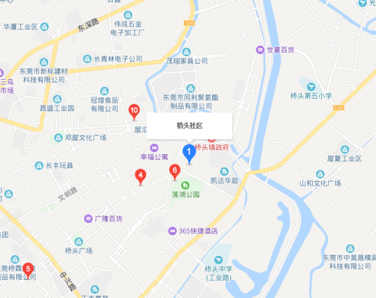 桥头社区（广东东莞市桥头镇下辖村社区）