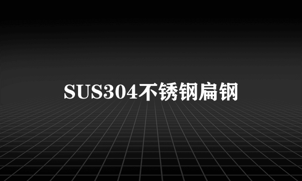 SUS304不锈钢扁钢