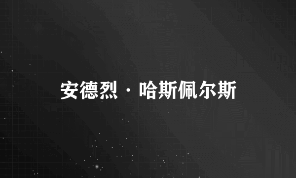 安德烈·哈斯佩尔斯