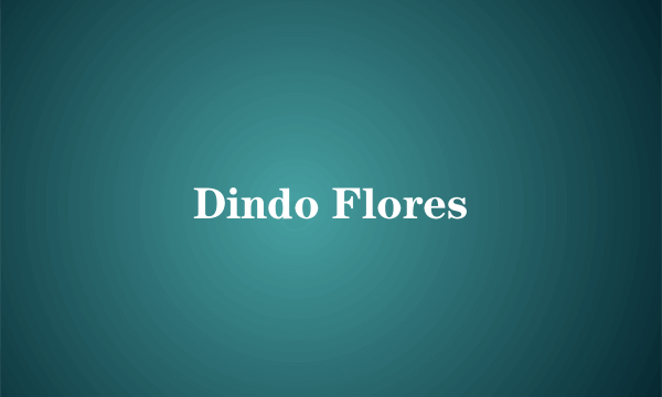 Dindo Flores