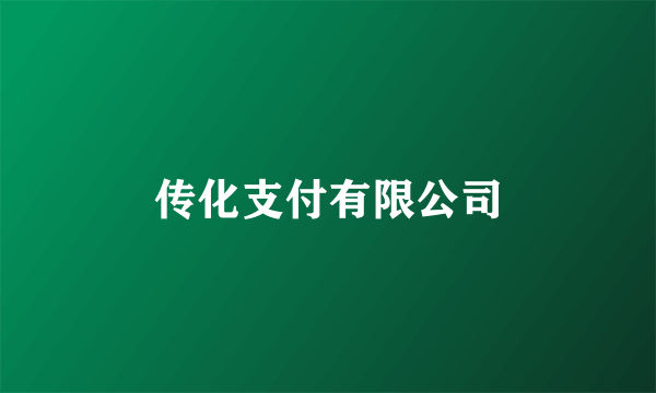 传化支付有限公司