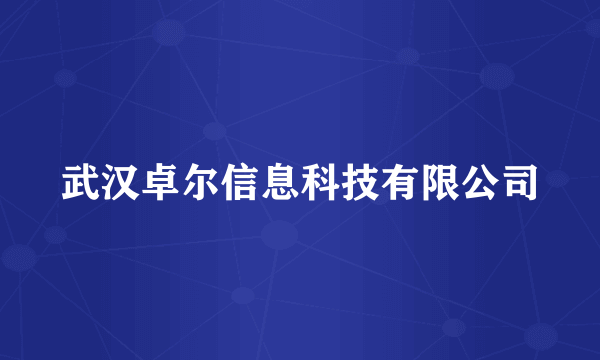 武汉卓尔信息科技有限公司