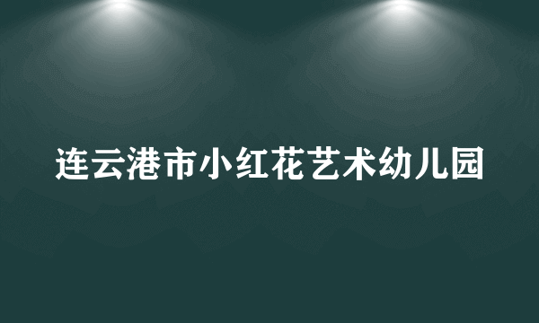 连云港市小红花艺术幼儿园