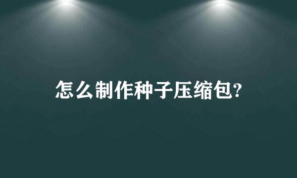 怎么制作种子压缩包?