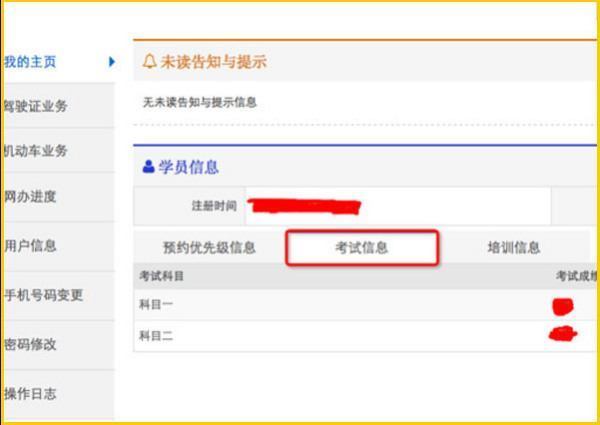 怎么查驾照考试成绩