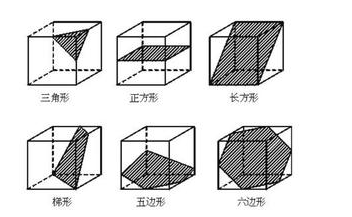 用来自一个平面去截一个正方体其截面形状不可能是(                       )息赵宗衡