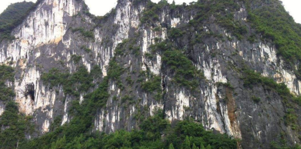 桂林九马画山图片九只马在哪