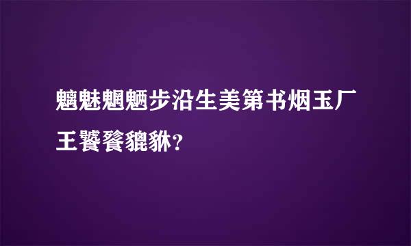 魑魅魍魉步沿生美第书烟玉厂王饕餮貔貅？