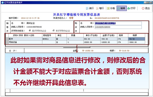 开具红字增值税专用发票信息表怎么开