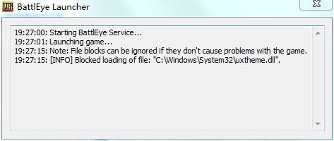 绝地求生出现这样提示Starting BattlEye Service来自...