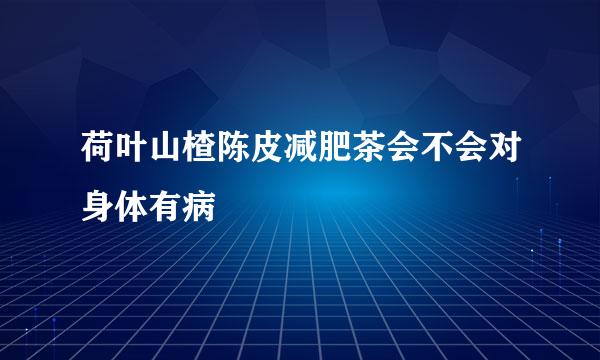 荷叶山楂陈皮减肥茶会不会对身体有病