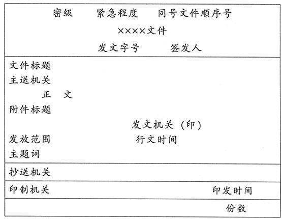 一般来自公文的格式和字体有什么要求？