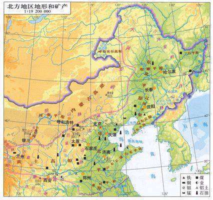 北方地区地图