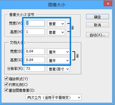 1像素等于多少负厘米