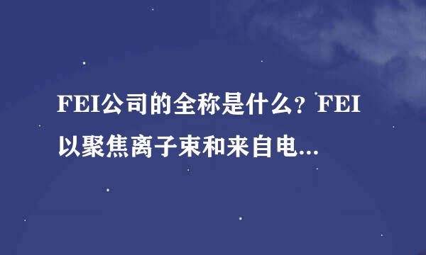 FEI公司的全称是什么？FEI以聚焦离子束和来自电子束技术为特色