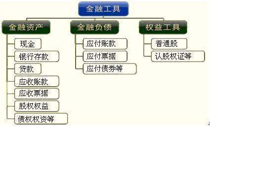 目前金融市场的金融工具有哪些