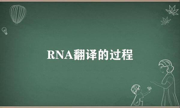 RNA翻译的过程