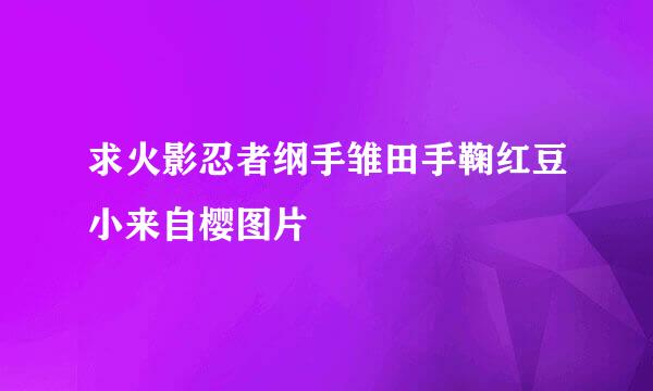 求火影忍者纲手雏田手鞠红豆小来自樱图片