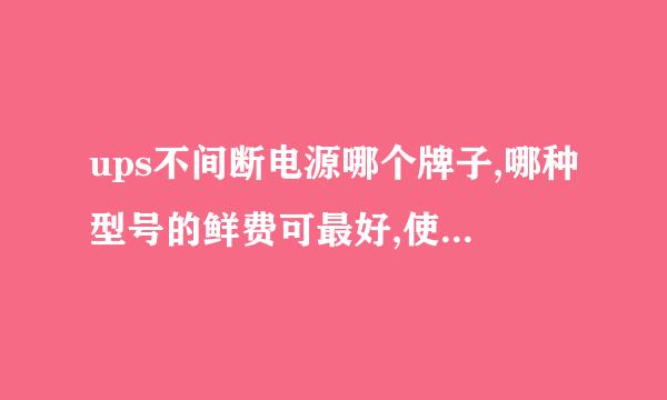 ups不间断电源哪个牌子,哪种型号的鲜费可最好,使用时间最长?