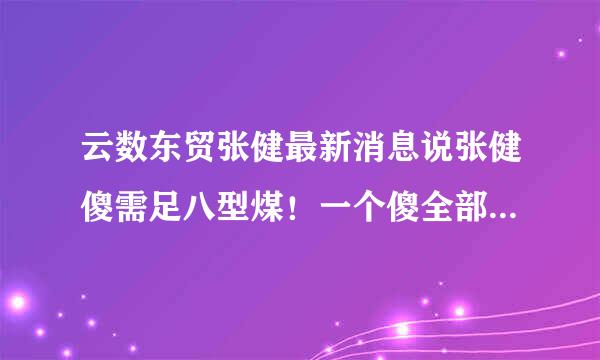 云数东贸张健最新消息说张健傻需足八型煤！一个傻全部傻吗？而且张健出钱修希望小学！而且带队伍看望来自那些！你们做不傻