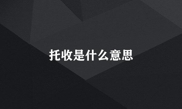 托收是什么意思