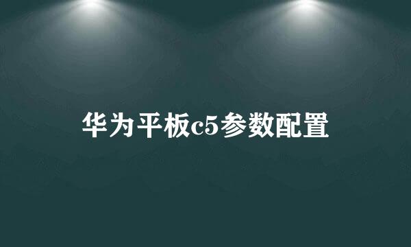 华为平板c5参数配置