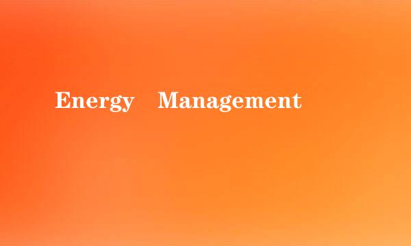 Energy Management