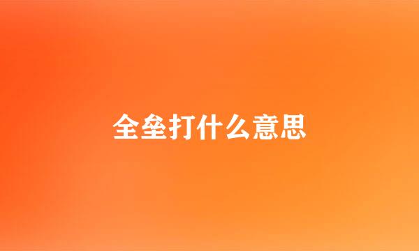 全垒打什么意思