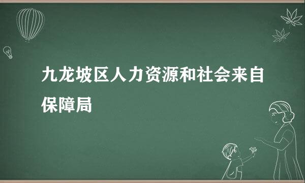 九龙坡区人力资源和社会来自保障局