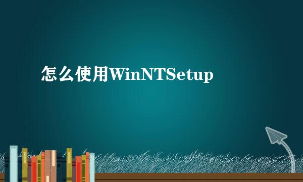 怎么使用WinNTSetup