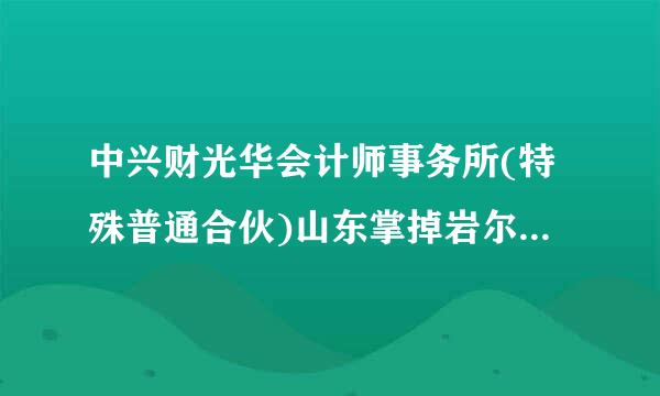 中兴财光华会计师事务所(特殊普通合伙)山东掌掉岩尔激比甚测分所怎么样？