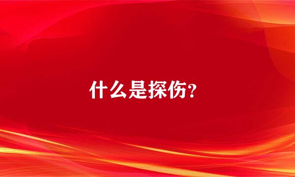 什么是探伤？