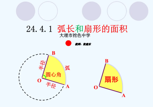 扇形弧长计算公式是什么？