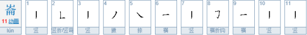 崙字是什么意思