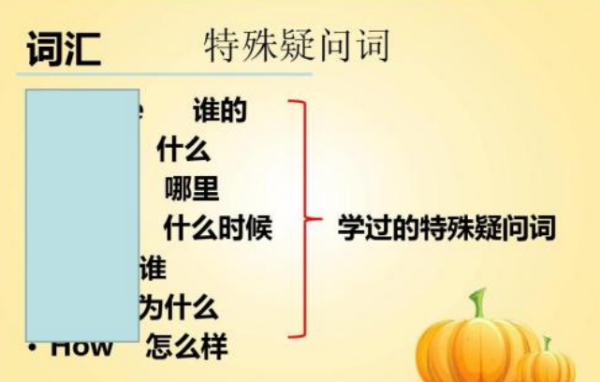 特殊疑问词来自有哪些