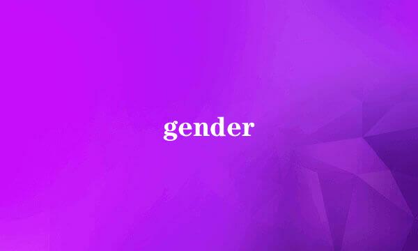 gender