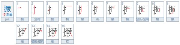 撅是什么意思