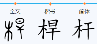 杆的多音字有哪师需切些？组词